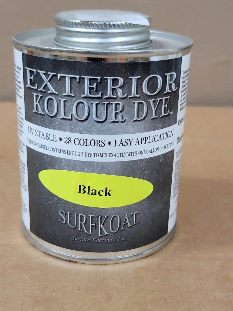 SurfKoat Exterior Kolour Dye Black